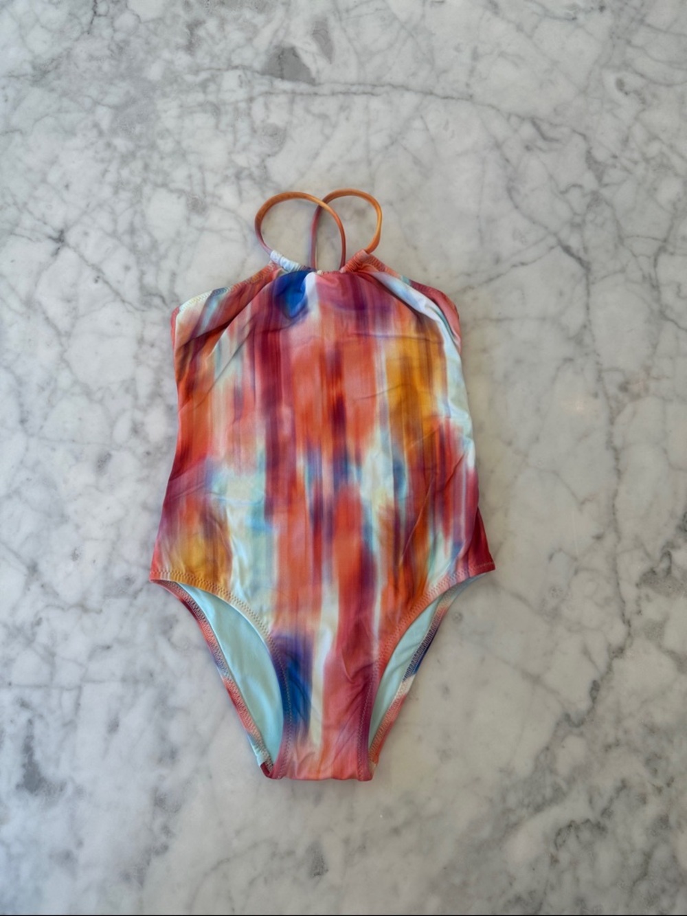 NWOT VILEBREQUIN Kids Tie-Dye One-Piece Swimsuit - Multicolor